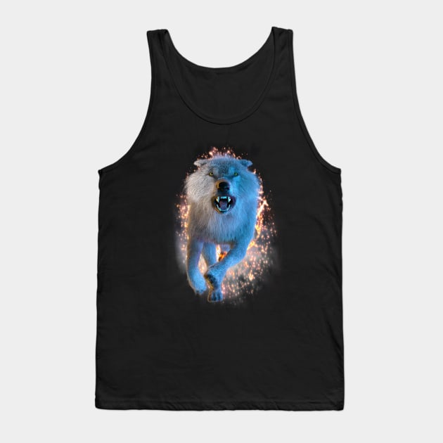 Wolf Tank Top by vonHobo